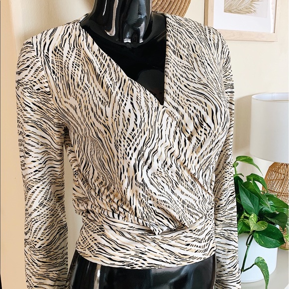 H&M Tops - H&M Striped Tiger Blouse